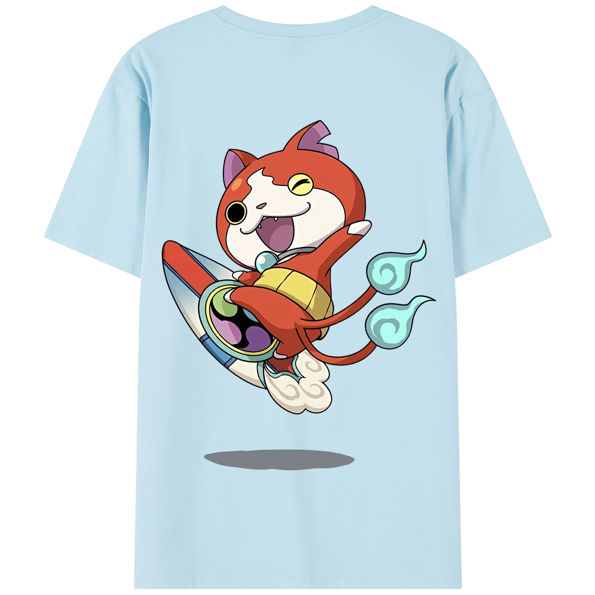 （画像用） 妖怪ウォッチ Yo-kai Watch 綿100％半袖Tシャツ（背面プリント）